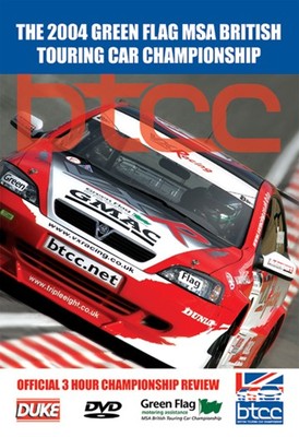 BTCC 2004 NTSC DVD. THOMPSON, VAUXHALL ASTRA TOURING CAR. 225 MINS. DUKE 3924NV