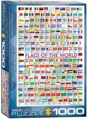 Eurographics Puzzle 1000 Flaggen der Welt