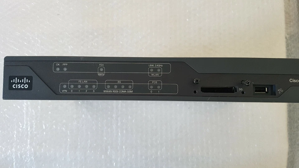 Cisco - 881series - 881G - 881G-K9 V01 - Ethernet Security Router - Used - Image 2 of 4