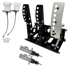 UNIVERSAL PEDAL BOX HYDRAULIC FLOOR MOUNTED INCLUDED KIT+LINES