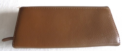Michael Kors Accordian Style Clutch Wallet Large w/Flap Brown w/9 Compartments! - Picture 6 of 8