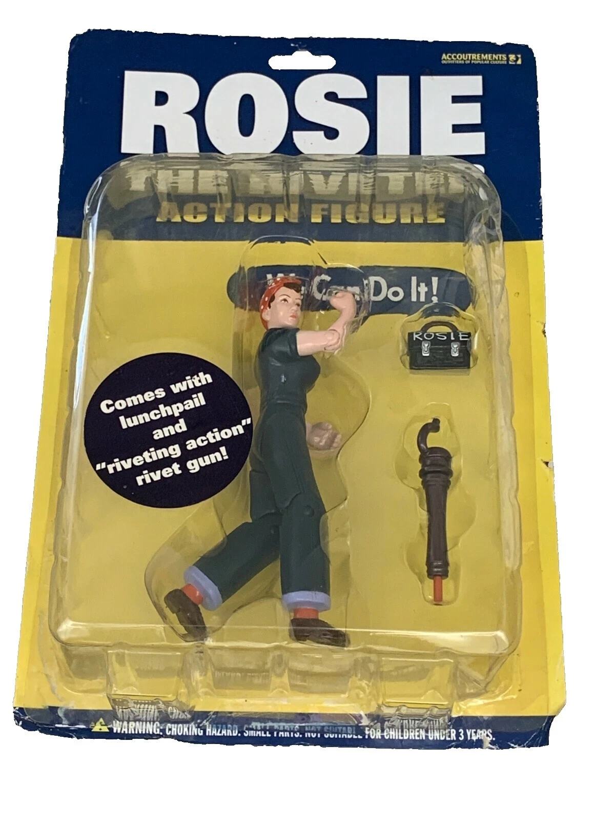 Figuras de acción Accoutrements Rosie y accesorios