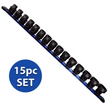 Astro Pneumatic 78215 15pc 1/2" Dr Nano Low Profile Impact Socket Set Metric