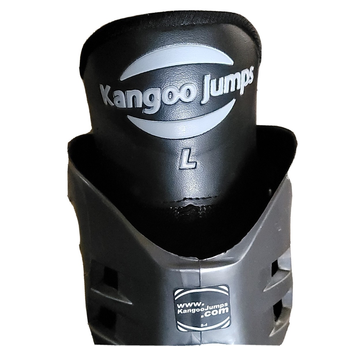 Kangoo Jumps KJ XR3 Exercise Jump Boots Size L- Black/ Orange X