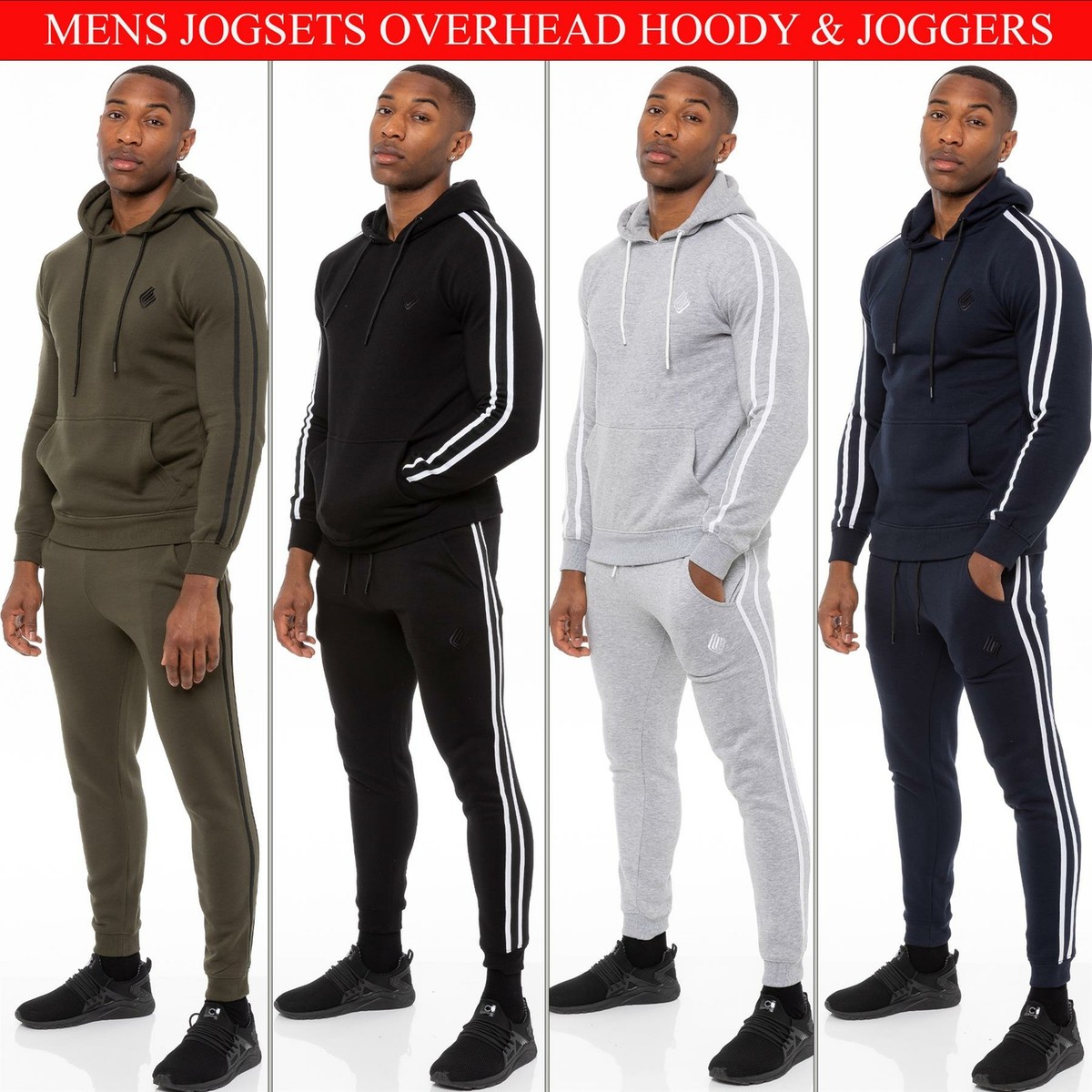 Enzo Mens Full Tracksuit Set Pullover Hoodie Hooded Enzo Mens Full Tracksuit Set Pullover Hoodie Hooded