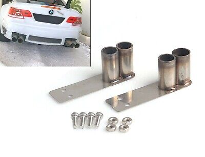 1/10 RC Model Car Hobbies Stainless Steel Scale Double Exhaust Pipe