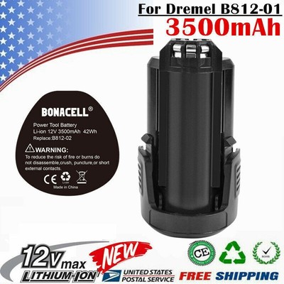 For Dremel B812-02 Battery 12 Volt MAX 3.5Ah Li-Ion 8200 8220 8300 Cordless US
