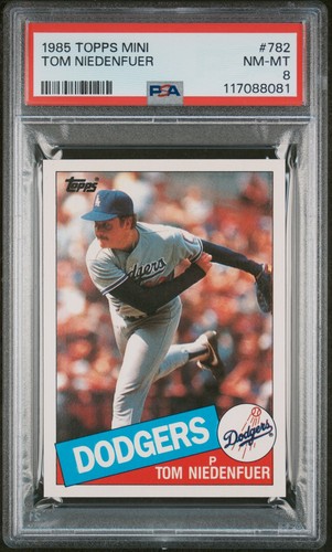 Tom Niedenfuer #782 1985 Topps Mini card
