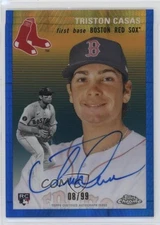 2023 Topps Chrome Platinum Anniversary 8/99 Triston Casas Rookie Auto RC b4d