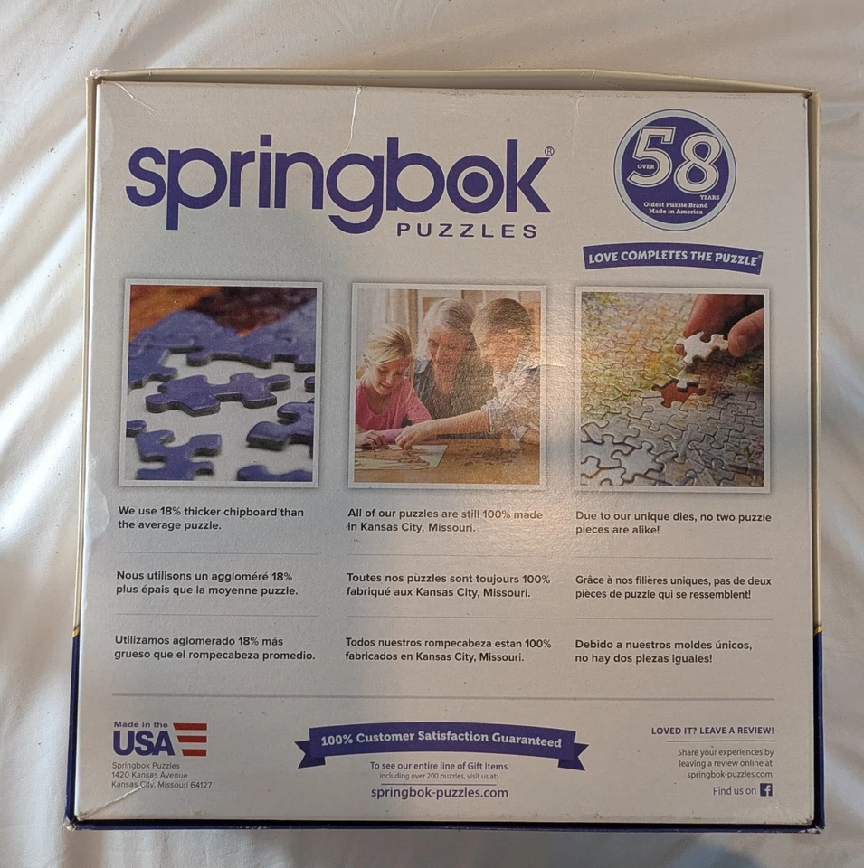 SAVIOR IS BORN 1000 PIECE SPRINGBOK JIGSAW PUZZLE GELSINGER - Image 3 of 3