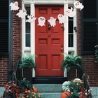 2 Pieces Halloween Banner Deko Dekoration Papiergirlande Partygirlande