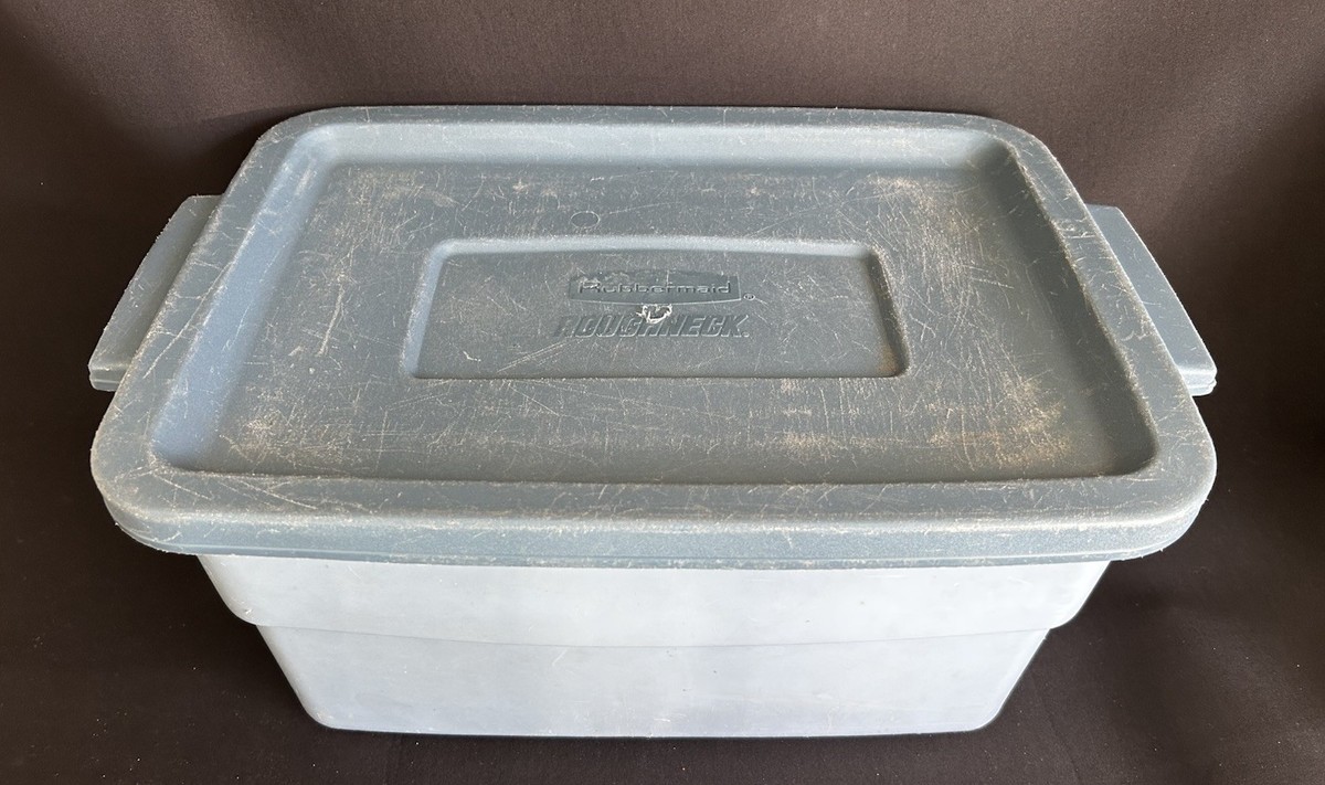 Vintage Rubbermaid Roughneck Rough Tote #0439 Storage Container 2