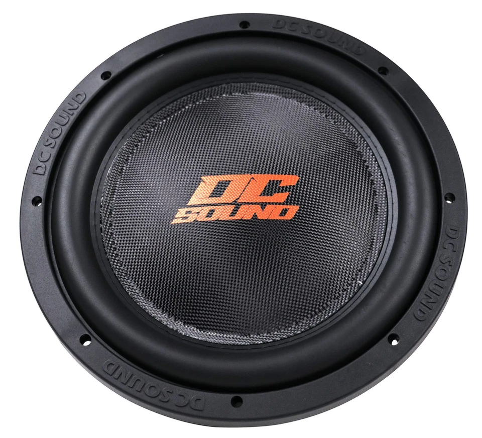 DC Sound DSW2500 12" Shallow-Mount Fiber Glass Subwoofer 2500W DVC 4-Ohm - Image 3 of 4