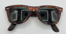 Occhiali da sole vintage anni 60-70 B&L Rayban Wayfarer Dark Tort G-15 taglia 50-22