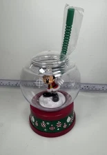 New Santa Mickey Mouse Snow Globe Sipper Cup 2022 Disney Parks New Christmas