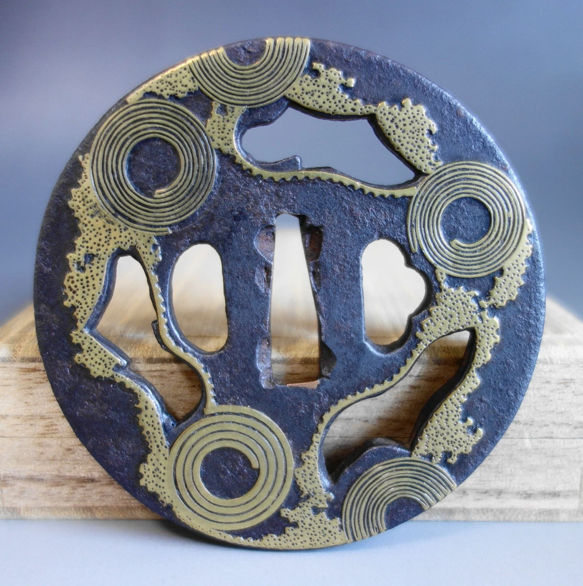 Iron 主1850-1899 年日本刀镡| eBay