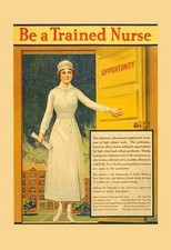 Listing image for Be a Trained Nurse Poster Print