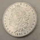 1891-P Morgan Silver Dollar $1