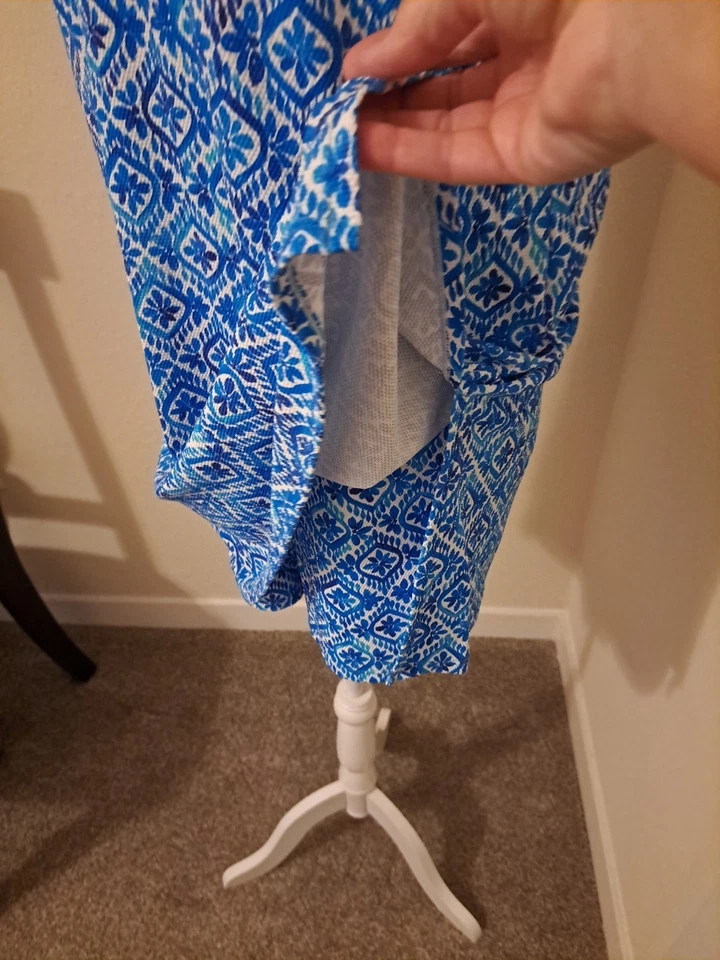 Mameluco de playa Tommy Bahama Island Cays Shell talla XL azul blanco usado en excelente estado Foto 2 de 4