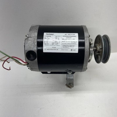 Century GF203 Electric Motor 1/3 HP 1725 Rpm 1-PH 115 volt 5.9 AMPS Untested