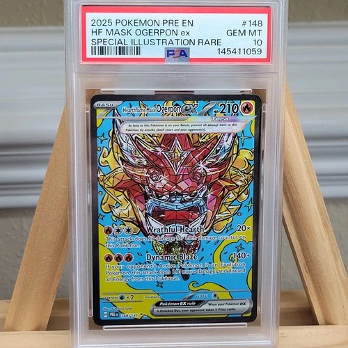 Ogerpon ex #148 PSA 10 Prismatic Evolutions SIR Special Illustration Rare