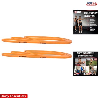 41  Orange Resistance Loop Band Pair - Perfect for Mobility & Strength Training