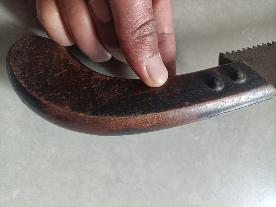 Antiguo/Vintage Billhook o sierra de podar curva o limpieza... Foto 3 de 4