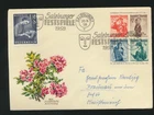 Pro Juventute Ganzsachenbrief mit So-Stempel Salzburger Festspiele 1958