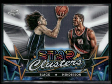 2023-24 Topps Cosmic Chrome - Star Clusters S Henderson, A Black #SC-15
