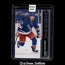 2021-22 Upper Deck #207 Tarmo Reunanen New York Rangers Young Guns