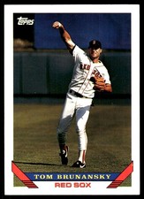 Tom Brunansky 1993 Topps #532 Boston Red Sox MLB READ FREE SHIPPING AutographDen