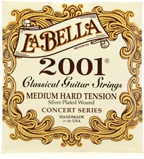 La Bella 2001 Classical Guitar Strings - Medium-hard Tension
