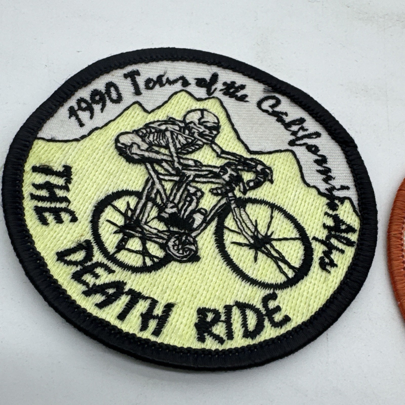 The Death Ride Tour Of The California Alps 1990 Detour Patch Bike Cycling BIKER