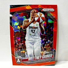 2025 Panini Prizm WNBA Orange Ice Prizm #46 Brittney Griner Atlanta Dream