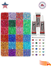 Rhinestones for Bedazzling, 3mm Bedazzler Kit with Flatback ,31000Pcs