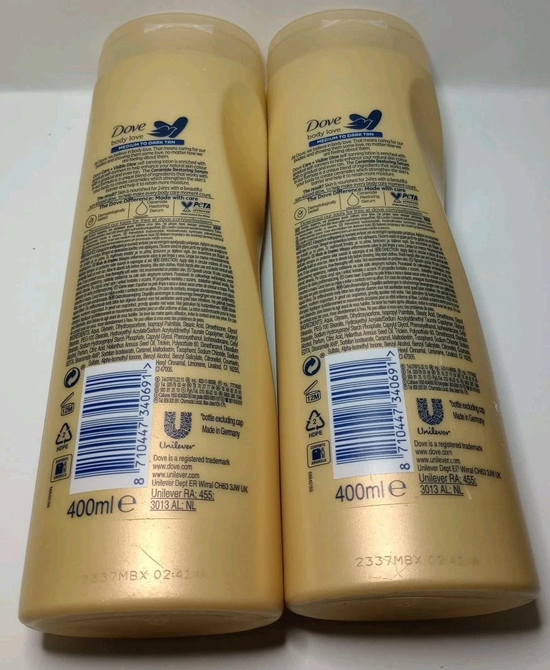 2 Dove Self Tan Lotion For All Skin Types Medium To Dark 400 mL - Image 4 of 4