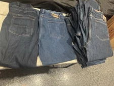 Duluth Trading Co Pants Mens 42x32 Blue Flex Ballroom Jeans Denim Lot Of 11 Pair