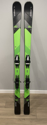 Elan Amphibio 80 Ti Skis 176cm Green Black with Bindings IC: 126-80-108