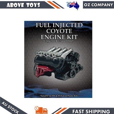 DDA 1:24 Scale Ford XW/XY Falcon Fuel Injected Coyote Engine Plastic Kit