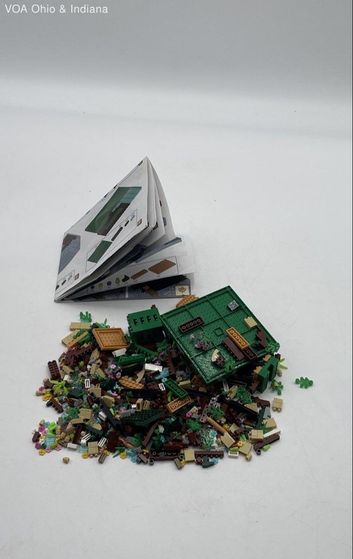 Windmill Garden Landscape Micro Building Blocks Set with Instructions 4 Figures