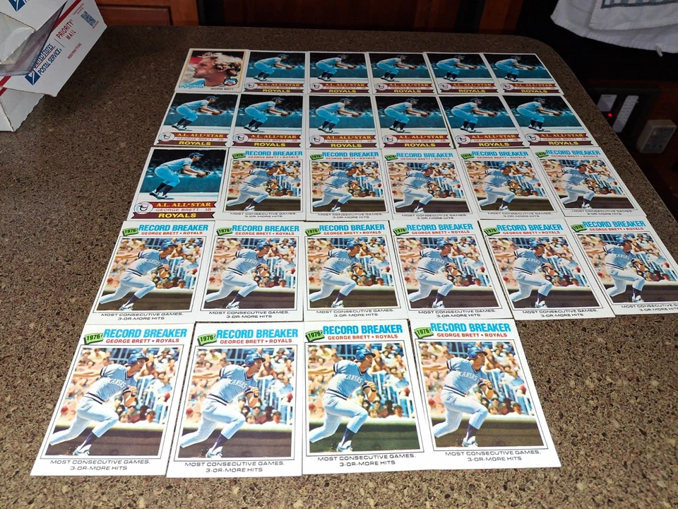 LOTE DE 46 TOPPS BRETT 1977-1979 Foto 2 de 4