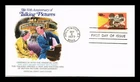 DR JIM STAMPS US TALKING PICTURES 50TH ANNIVERSARY FIRST DAY ISSUE COVER
