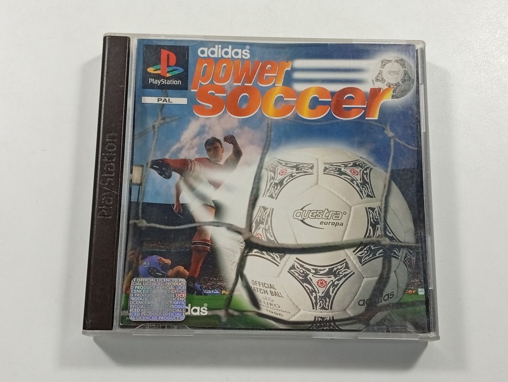 ADIDAS POWER SOCCER SONY PLAYSTATION 1 (PS1) PAL-EURO (SANS NOTICE - WITHOUT MAN