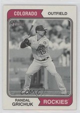 2023 Topps Heritage Black & White Image Variation Randal Grichuk #233 2g8