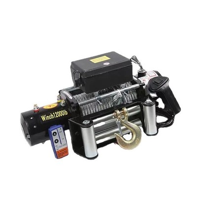 12v/24v Electric WinchSelf-rescue Traction Home Car Crane Trailer Winch Winch