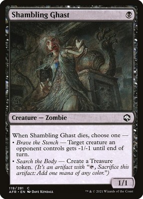 MTG - Shambling Ghast - AFR 119/281 - Adventures in the Forgotten Realms - Magic