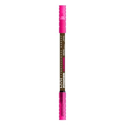 NYX Powder Louder Eyebrow Pencil Taupe Buildable Volume 12HR Longwear Vegan