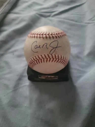 Cal Ripken Jr Autographed Baseball Game Signed Baltimore Orioles