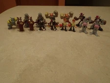 Viacom TMNT Mini Figure Lot of 15 Splinter Bebop Casey Jones April Shredder Kran