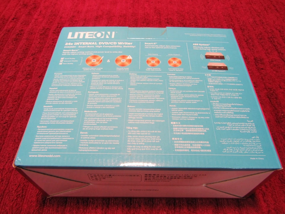 Lite-On (IHAS324-17) 24x SATA Internal DVD/CD Writer - Brand New Sealed! NOS - Image 2 of 4